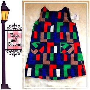 MILLY Minis Silk Blend Shift Dress, Size 3 | NWT